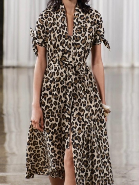 Zara Dresses & Skirts - ZARA ZW Collection Leopard Print Midi Dress